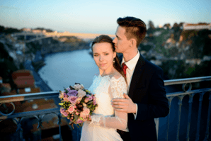 Portugal Wedding Guide wedding on bridge in Porto
