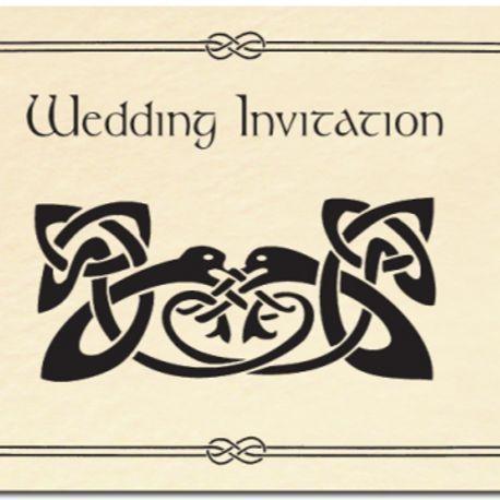 Celtic Image Wedding Stationery